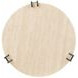 Driftwood Beige And Gray Small Round Spot Table