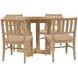 Timberline Light Brown 48" Round Dining Room Set