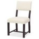 Timberline Black and Beige Upholstered Side Chair
