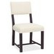 Timberline Black and Beige Upholstered Side Chair
