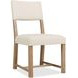 Driftwood Light Brown and Beige Upholstered Side Chair
