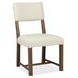 Timberline Medium Brown and Beige Upholstered Side Chair