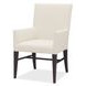 Driftwood Beige and Black Upholstered Arm Chair