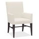 Driftwood Beige and Black Upholstered Arm Chair