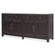 Driftwood Black 4 Door Buffet