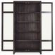 Timberline Black 2 Glass Door Display Cabinet