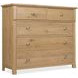Timberline Light Brown 5 Drawer Chest