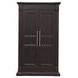 Driftwood Black 2 Door Wardrobe