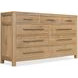 Timberline Light Brown 9 Drawer Dresser