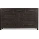 Timberline Black 9 Drawer Dresser