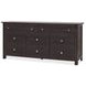Timberline Black 8 Drawer Dresser