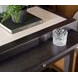 Driftwood Black And Beige 1 Drawer Nightstand with Stone Top