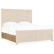 Driftwood Light Brown Panel Bedroom Set