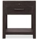 Timberline Black 1 Drawer Nightstand