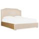 Timberline Brown Upholstered King Panel Bed