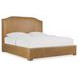 Timberline Brown Upholstered King Panel Bed