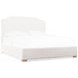 Driftwood Beige Upholstered California King Panel Bed
