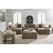 Camellia Court Coffee Upholstered Square Storage Ottoman with Casters