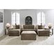 Camellia Court Coffee Upholstered Square Storage Ottoman with Casters