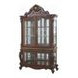 Picardy Honey Oak 4 Door Curio Cabinet with LED