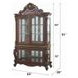 Picardy Honey Oak 4 Door Curio Cabinet with LED