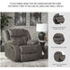 First Base Gunmetal Rocker Recliner
