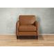 Yorwick Cognac Leather Upholstered Accent Chair