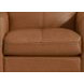 Yorwick Cognac Leather Upholstered Accent Chair