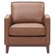 Weston Highland Saddle Leather Living Room Set