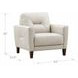 Elowen Vanilla Leather Upholstered Accent Chair