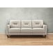 Elowen Vanilla Leather 80" Sofa