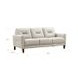 Elowen Vanilla Leather 80" Sofa