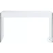 6903 Gloss White And Clear Glass Desk