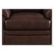 Ironvale Chestnut Leather Upholstered Accent Chair