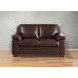 Ironvale Chestnut Leather 62" Loveseat