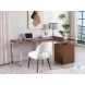 6921 Walnut Reversible Desk