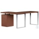 6921 Walnut Reversible Desk