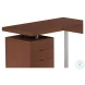 6921 Walnut Reversible Desk