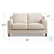Isla Vanilla Leather 60" Loveseat