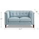 Elric Spa Blue Leather Living Room Set