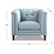 Elric Spa Blue Leather Living Room Set