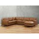 Isla Cognac Leather Modular Sectional