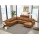 Isla Cognac Leather Modular Sectional