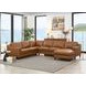 Isla Cognac Leather Modular Sectional