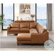 Isla Cognac Leather Modular Sectional
