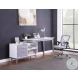 6934 White And Gray Rotating Home Office Desk