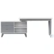 6934 White And Gray Rotating Home Office Desk
