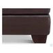 Kathleen Caramel Brown Leather Upholstered Rectangular Ottoman