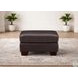 Kathleen Caramel Brown Leather Upholstered Rectangular Ottoman