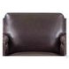 Kathleen Caramel Brown Leather Upholstered Lounge Chair with Nailhead Trim